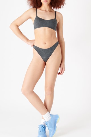 Tanga Cottoniz Cinzento-escuro mesclado