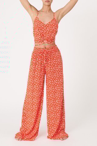 Top Flaviz Vermelho e branco