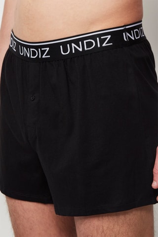 Boxers largos Pipiniz Preto e branco
