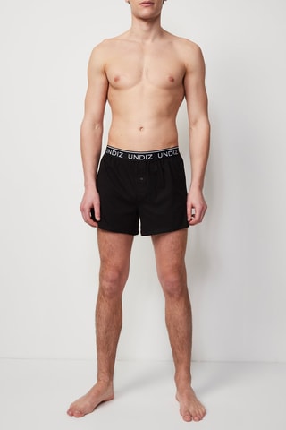 Boxers largos Pipiniz Preto e branco