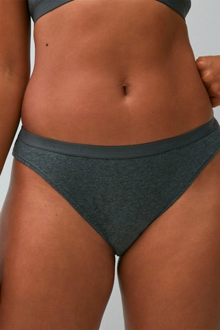 Cueca Jerseyiz Cinzento-escuro