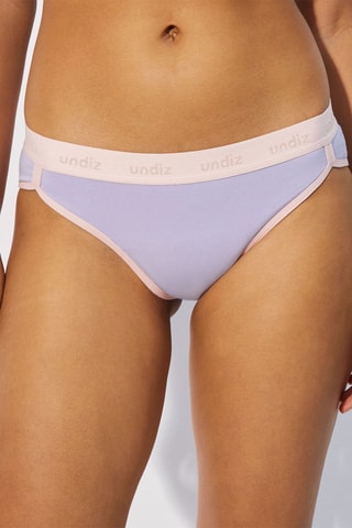Cueca menstrual Perisportiz - Fluxo intenso - Lilás e rosa