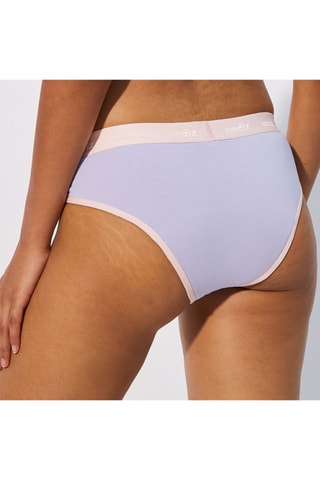 Cueca menstrual Perisportiz - Fluxo intenso - Lilás e rosa