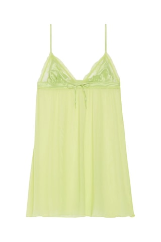 Babydoll e string Bridgertiz - Verde-claro - Undiz