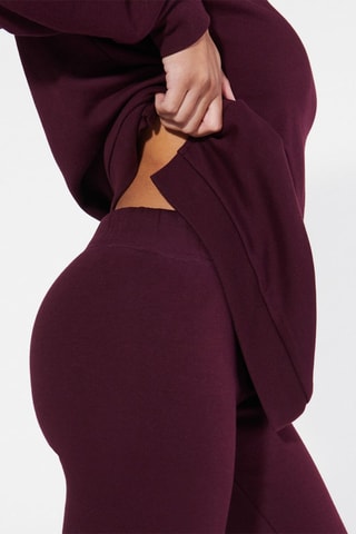 Leggings de pijama Carrylegiz - Bordô