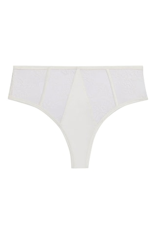 Tanga Hoge Taille Regenciz - Wit - Undiz