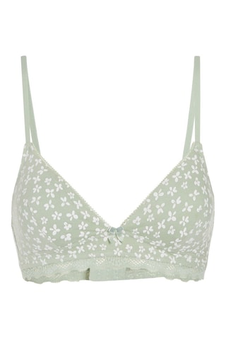 2 push-up beugelbeha's Comfiz Floriz- wit en kaki - Undiz