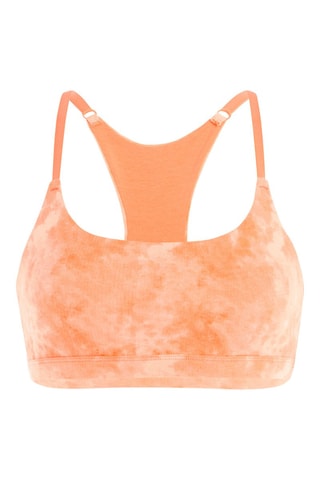 2 Sportbeha's Sohappiz - nude en oranje - Undiz