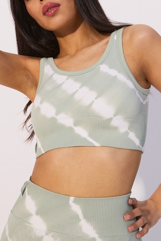 Sportbeha tie and dye Naomiz Blauw