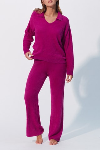 Camisola de pijama Fluffiliz - Fúcsia - Undiz