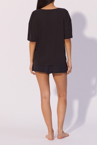 T-shirt de pijama Jaliz - Preto - Undiz