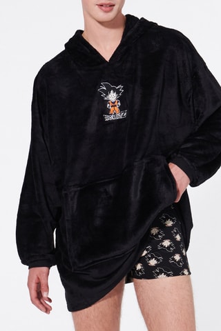 Sweat de pijama com capuz Son Goku Dragon Ball - Preto