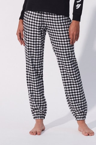 Calças de pijama Pandamiz - Preto e branco