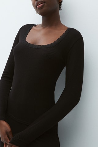 Top Lilaciz Preto