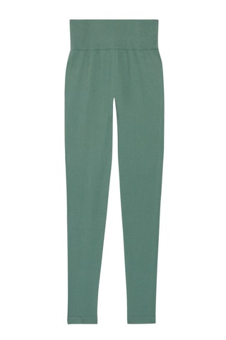 Leggings de cintura subida Baltimoriz - Caqui - Undiz