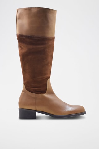 Bottes en cuir - Camel