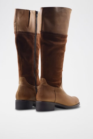 Bottes en cuir - Camel