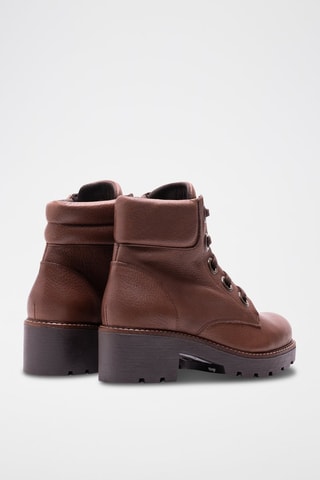 Bottines en nubuck - Marron