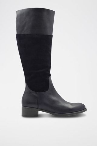 Bottes en cuir - Noir