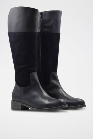 Bottes en cuir - Noir