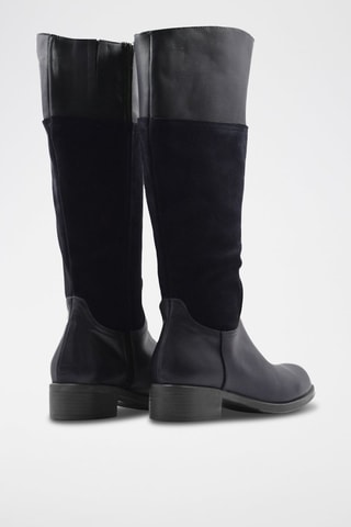 Bottes en cuir - Noir