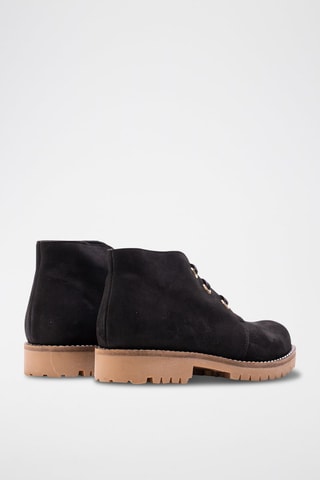 Bottines en nubuck - Noir