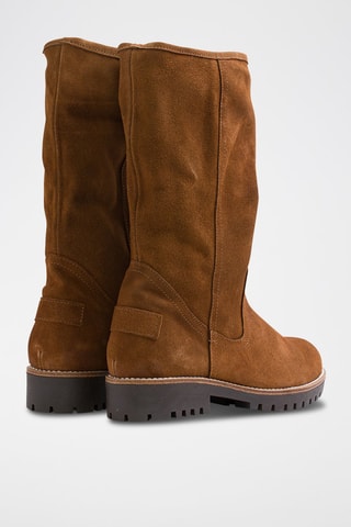 Bottes en nubuck - Camel