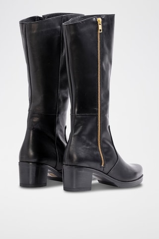 Bottes en cuir - Noir