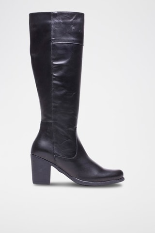 Bottes en cuir - Noir