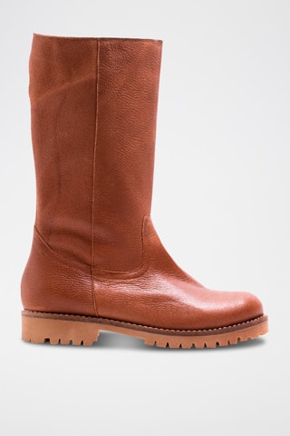 Bottes en cuir - Camel