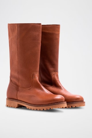 Bottes en cuir - Camel