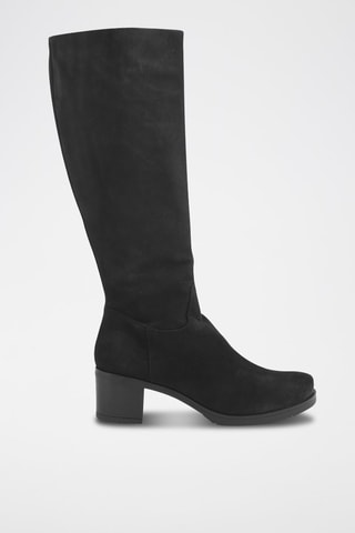 Bottes en nubuck - Noir