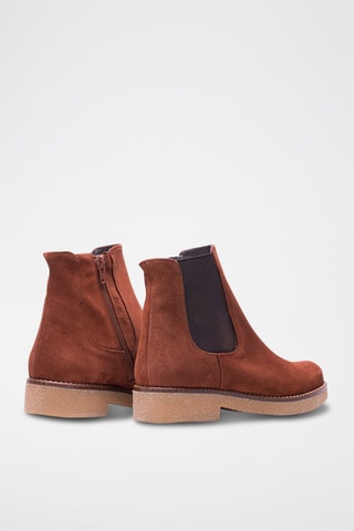 Bottines en nubuck - Camel