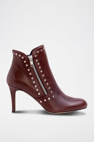 Bottines en cuir - Marron