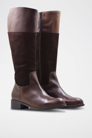 Bottes en cuir - Marron