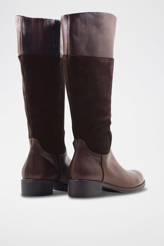 Bottes en cuir - Marron