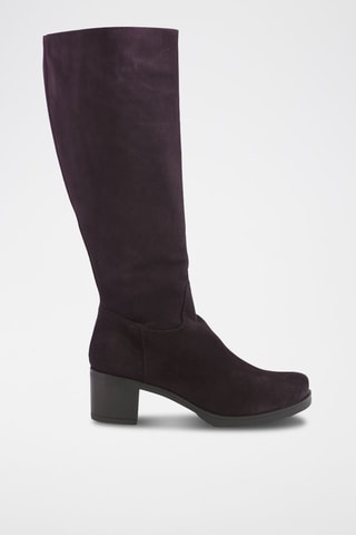 Bottes en nubuck - Marron