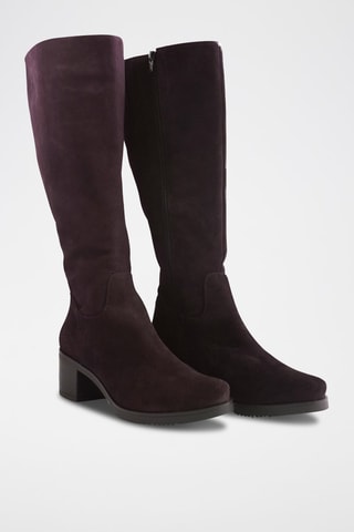 Bottes en nubuck - Marron