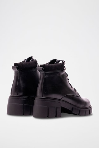Bottines en cuir - Noir