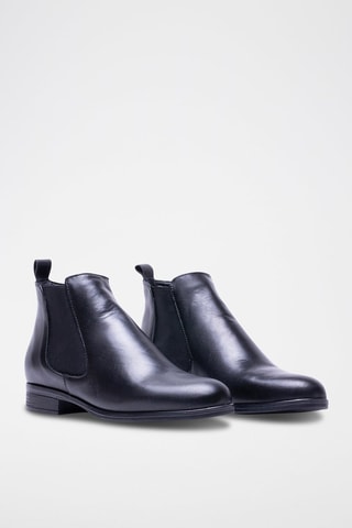 Bottines Chelsea en cuir - Noir