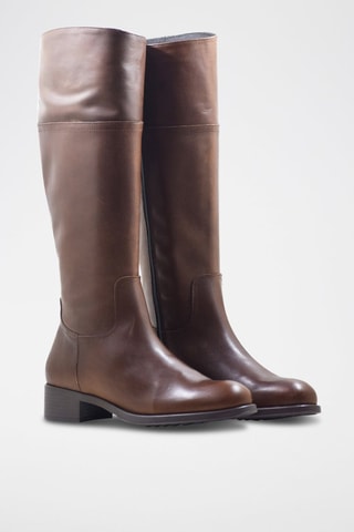 Bottes en cuir - Marron