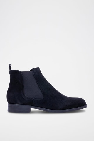 Bottines Chelsea en nubuck - Noir
