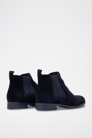 Bottines Chelsea en nubuck - Noir