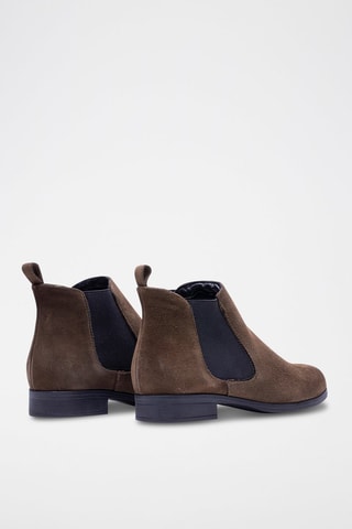 Bottines Chelsea en nubuck - Kaki