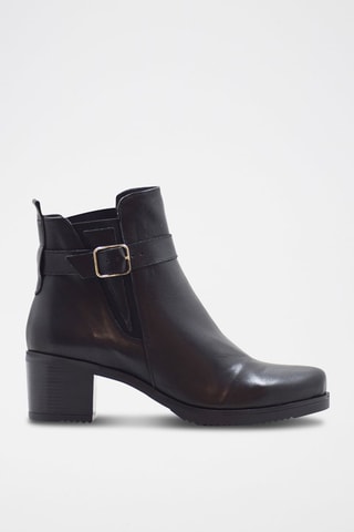 Bottines Chelsea en cuir - Noir