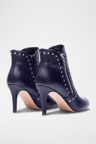 Bottines en cuir - Noir