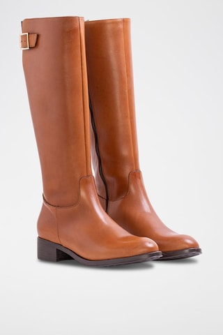 Bottes en cuir - Camel