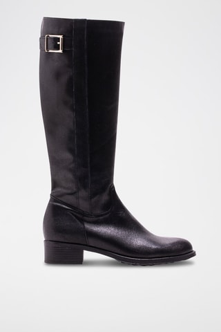 Bottes en cuir - Noir