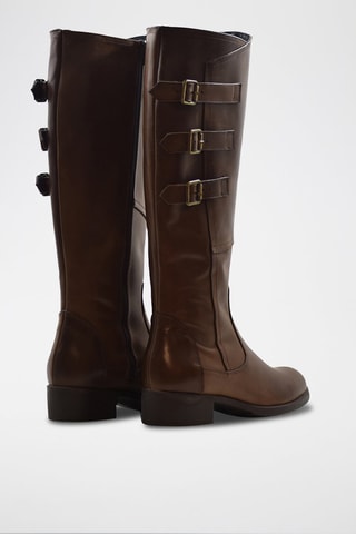 Bottes en cuir - Marron