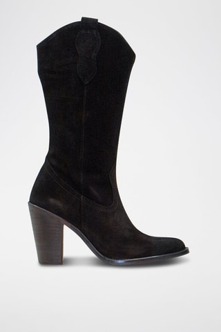Bottes en cuir - Noir